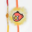 Angry Bird Game Red Character Kid Rakhi with Auspicious Om Rakhi