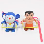 2 Kids Rakhi Special Doremon and Chhota Bheem Toy Rakhi Set