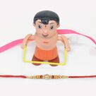 Chota Bheem Toy Rakhi for Kid with Pearl Thread Magnificent Rakhi for Brother