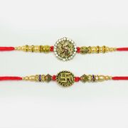 Appealing Swastik Rakhi Set of 2