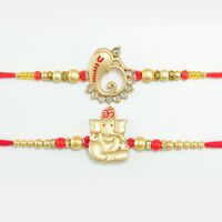 Favourable Lord Ganesha Rakhi Set of 2