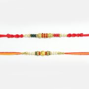 Beautiful Rakhi Thread Set of 2 In Mauli Dori