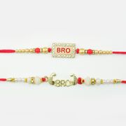 Surprising Bro Rakhi In Pearls And Diamonds