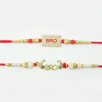 Surprising Bro Rakhi In Pearls And Diamonds