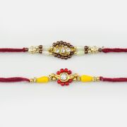 Inner Diamond Rakhi In Mauli Dori