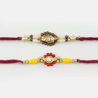 Inner Diamond Rakhi In Mauli Dori