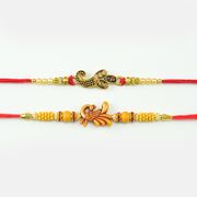 Alluring Traditional Looking Peacock Rakhi
