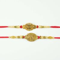 Appealing Traditional Looking Rakhi In Pearls