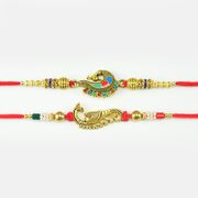 Unique StyleTraditional Designer Peacock Rakhi