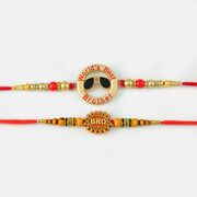 Worlds Best Brother Rakhi with Small Bro Rakhi
