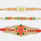 Traditional Rakhi Combo of 3