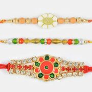 Traditional Rakhi Combo of 3