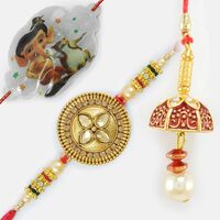 Family of 3 Rakhi Set