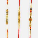 Beads and Diamonds Everywhere Rakhi Set of 3