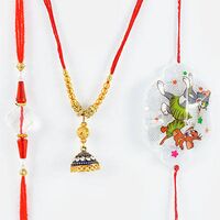Family of Three Rakhi Set