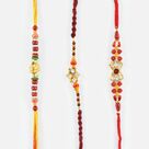 Simple Mauli String Rakhi Set of 3