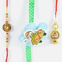 Never Before Rakhi Set for Family of 3