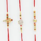 Set of Sikh Rakhis for Brother 3 Rakhi Set.