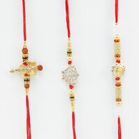 Set of Sikh Rakhis for Brother 3 Rakhi Set.