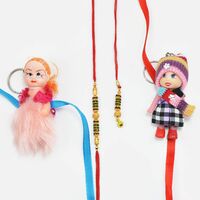 Beautiful Combo of Kids And Bhaiya Bhabhi Rakhi