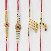 Impressive Set of 2 Brother and 2 Lumba Rakhis
