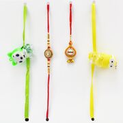 2 toys Kid Rakhi with Bhaiya Bhabhi Pair