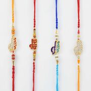 Stunning Set of 4 Veera Rakhis
