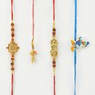 2 Brother Radkrash Rakhi with 1 Lumba and Kid Rakhi.