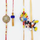 Family Rakhi Set of 4 Rakhis
