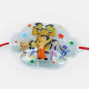 Kundan Stone Studded and Mauli Thread Bhai Rakhis with Lumba and Chhota Bheem Kid Rakhi