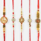 Designer Om Rakhi Set of 5