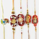 Good-Looking Flower Design and Mickey Mouse Rakhi