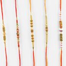 Awesome Beads Rakhi Set of 5 with Mauli Thread