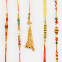 Emperial Rakhi Set of 5 Rakhis For Your Loved Ones