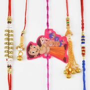 Linear and Lumba Rakhi Rakhi Set of Five