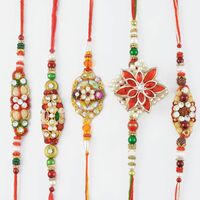 Amazing Set of Diamond Fancy Rakhis