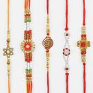 Perfect Combo Of Jewel Rakhi And Bhaiya Rakhi