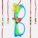 Chota Bheem spacks Rakhi with Two Bhaiya-Bhabhi Rakhi