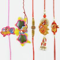 Newly Design Rakhi Set of Five