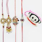 Smiling Pillow Set of Five Rakhi