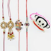 Smiling Pillow Set of Five Rakhi