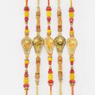 Amazing Looking Auspicious Shiva Symbol Shivling Rakhis for 5 Brothers