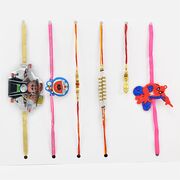 3 Kid and 3 Brother Rakhi set of 6 Rakhis