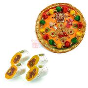 Ball Ganesha Pooja Thali and Kaju Raj Bahar