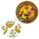 Ganesha Paper Meshi Pooja Thali with Kaju Diamond Cake