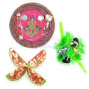 Pooja Thali Ben10 Kids Rakhi with Kaju Tarbooj