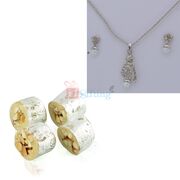 Silver Plated Jewellery Set with Sweet Hamper