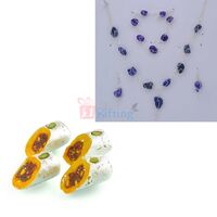 Blue Stone Jewellery Set with Kaju Raj Bahar