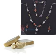 Multi Color Stone Fancy Jewellery with Kaju Katli