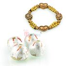 Kaju Laddu Sweet Gift with Om Swastik Bracelet